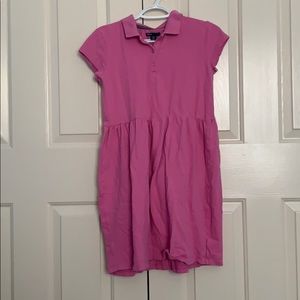 Pink shirtdress